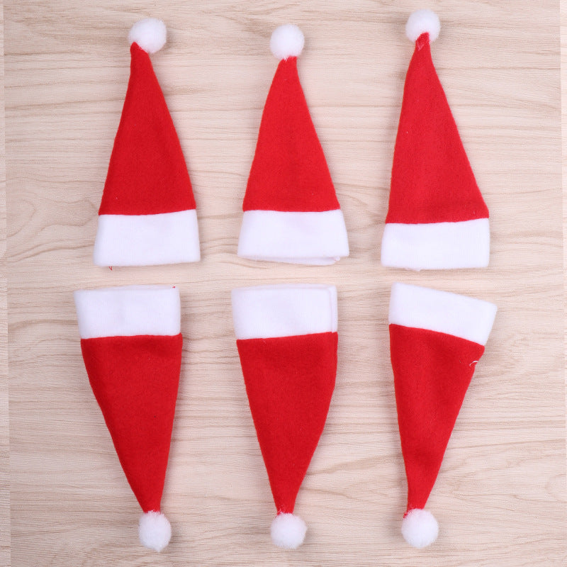Mini Santa Hat Cutlery Holders