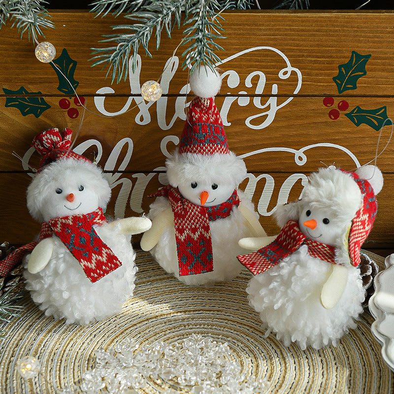 Plush Snowman Christmas Tree Ornament from Mish Mash Market