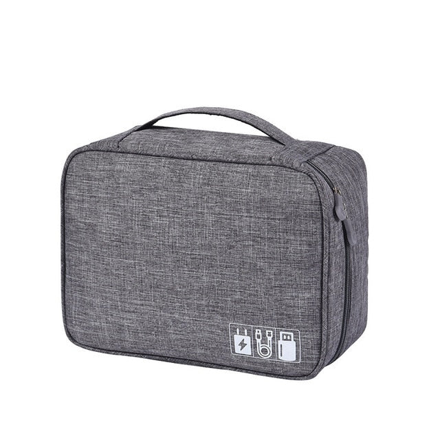 Universal Electronic Accessories Organizer – Travel Storage Bag for Cables, Power Banks & Digital Gadgets from Mish Mash Market
