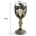 Fossil Skull Resin Wine Goblet from Mish Mash Market