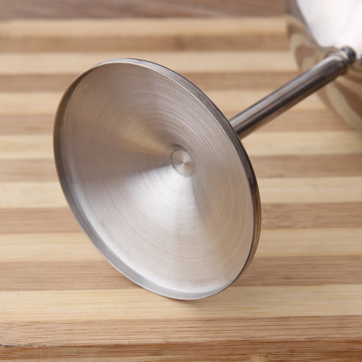 Premium 17oz Stainless Steel Wine Goblet - Shatterproof Matte Finish from Mish Mash Market