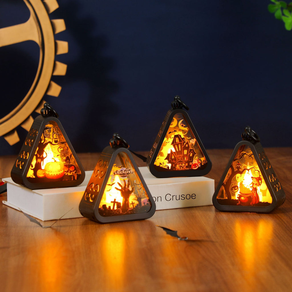 Halloween LED Handheld Lantern Ornaments from Mish Mash Market