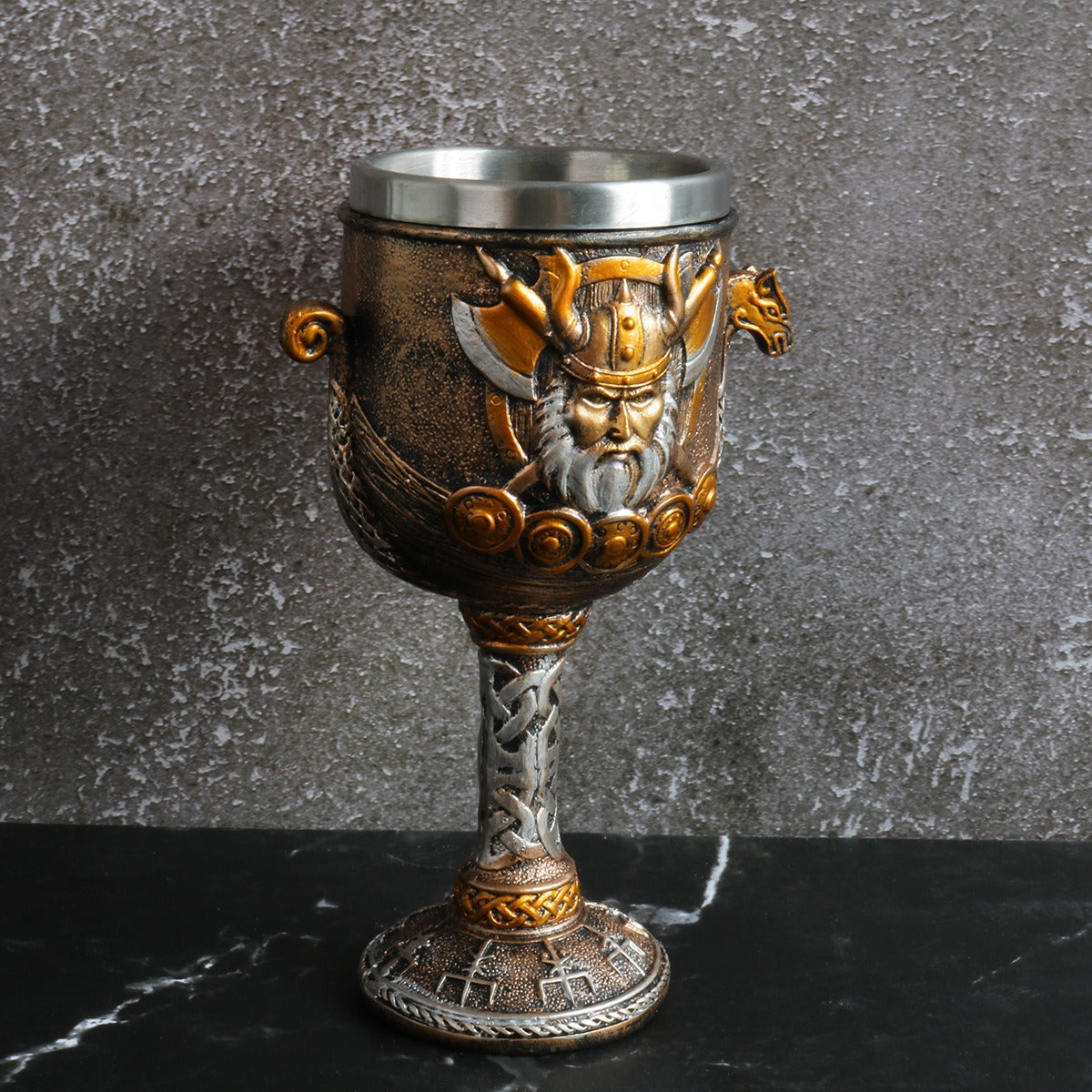 Norse Viking Goddess Valkyrie Wine Goblet from Mish Mash Market