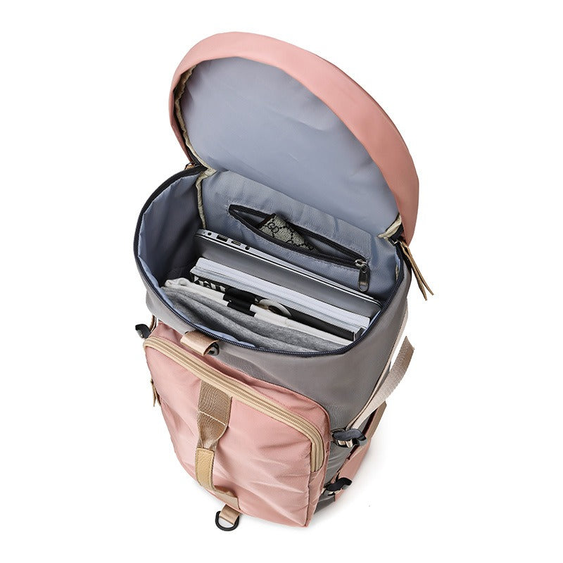 Women’s Gym Backpack with Shoe Compartment - Waterproof Travel & Fitness Bag from Mish Mash Market