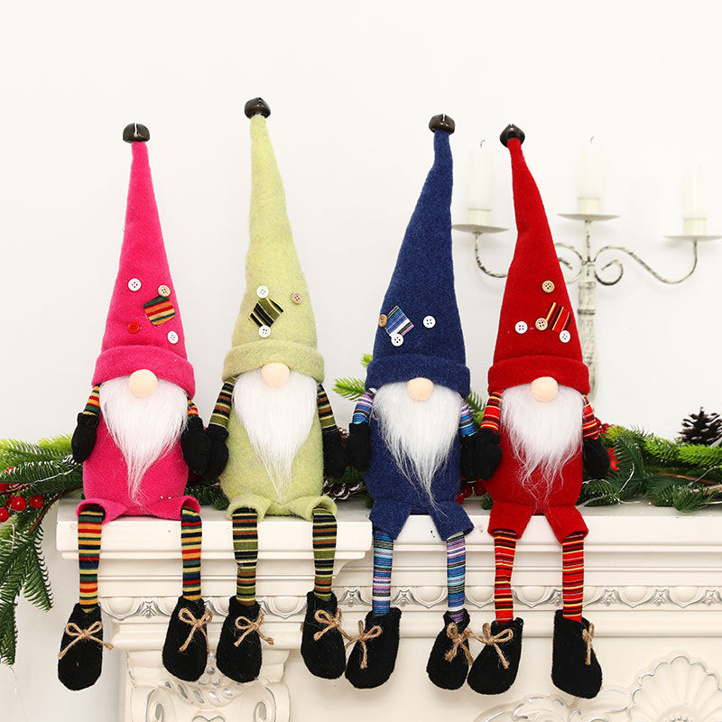 Long Legged Plush Christmas Gnome