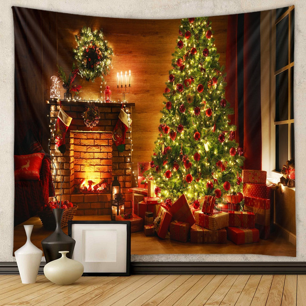 Christmas Tree Wall Tapestry