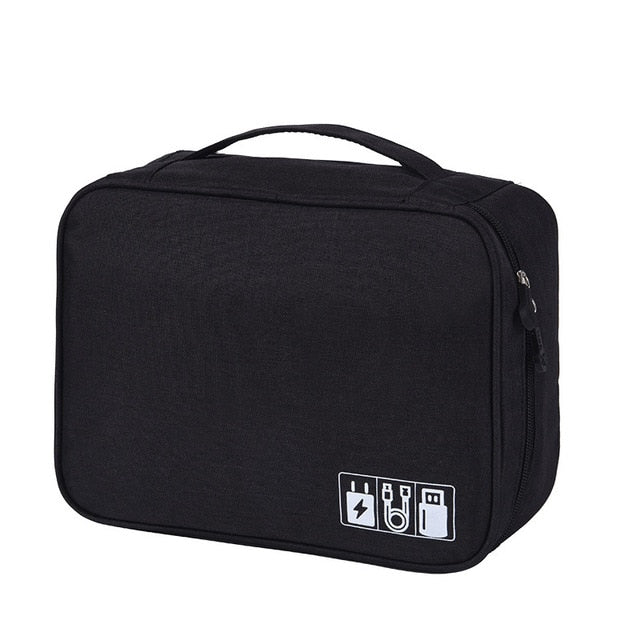 Universal Electronic Accessories Organizer – Travel Storage Bag for Cables, Power Banks & Digital Gadgets from Mish Mash Market