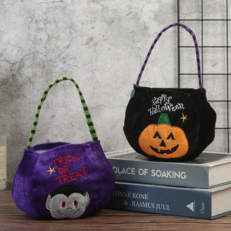 Halloween Plush Trick-or-Treat Candy Tote Bag from Mish Mash Market