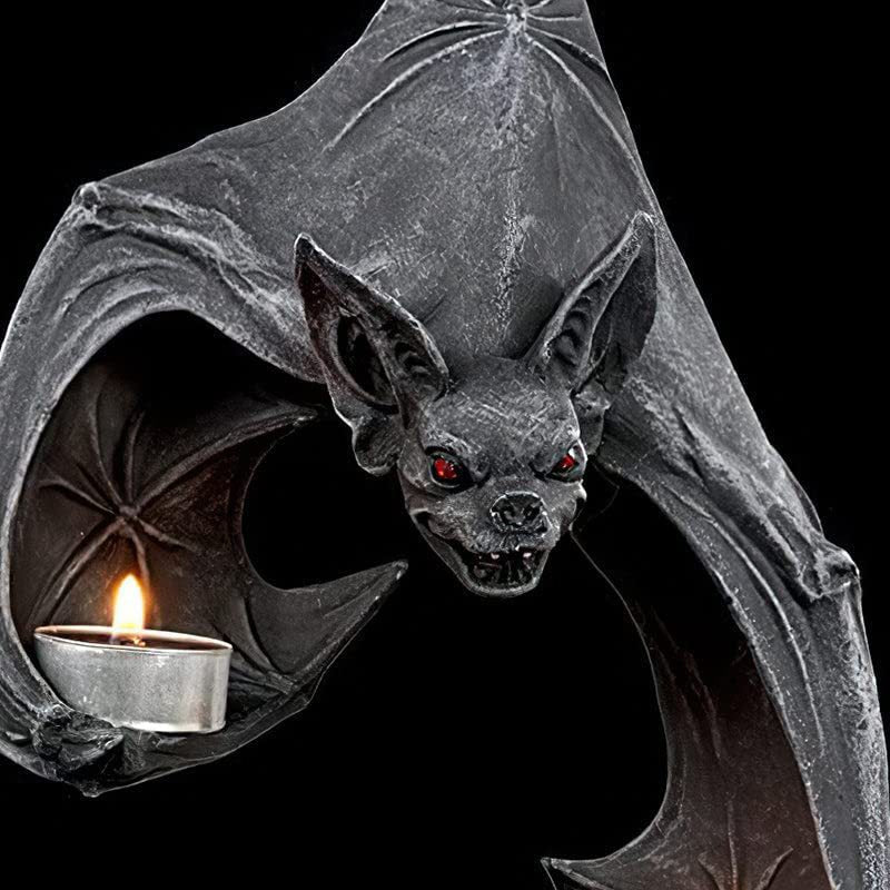 Gothic Bat Wall Tealight Holder from Mish Mash Market