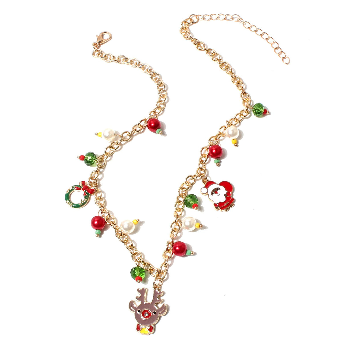 Holiday Pearl Charm Necklace from Mish Mash Market