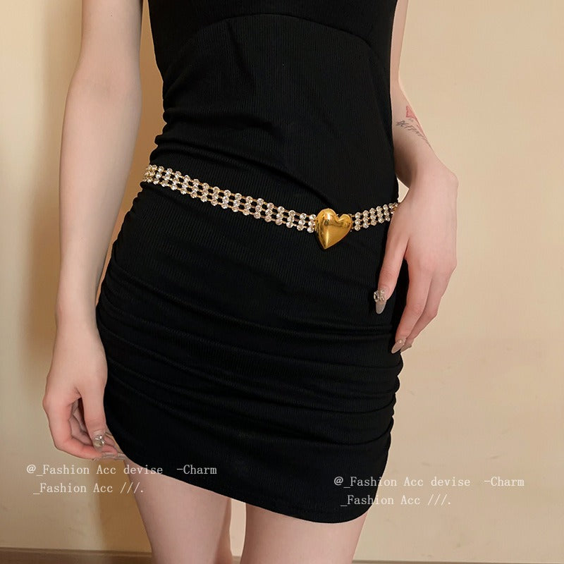 Multi-Layer Love Diamond Necklace from Mish Mash Market