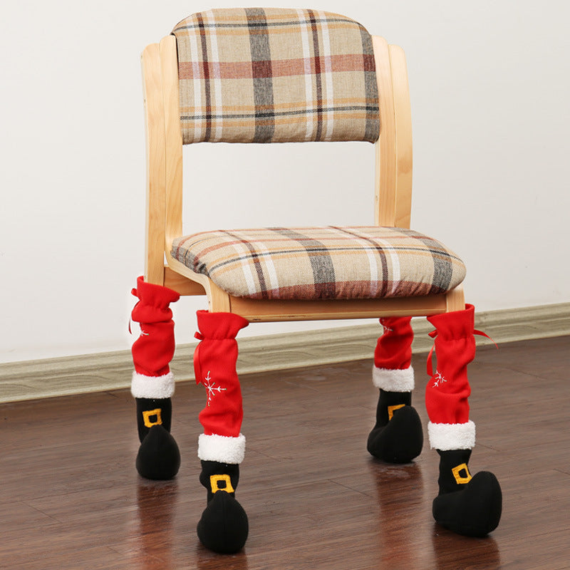 Christmas Elf Shoe Chair Leg Covers