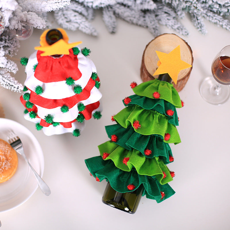 Christmas Tree Wine Bottle Cover from Mish Mash Market