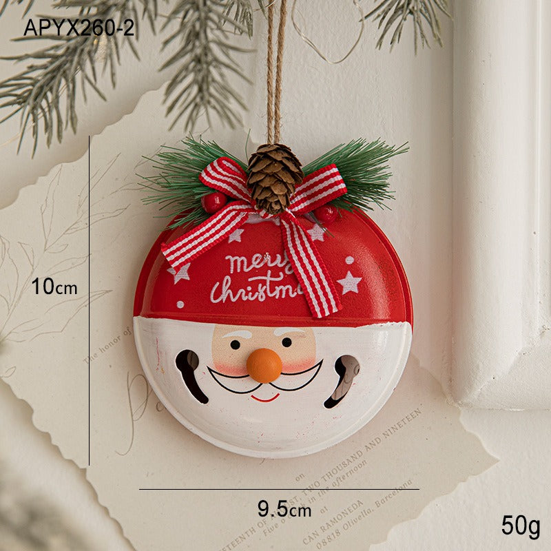 Painted Iron Bell Christmas Ornament from Mish Mash Market