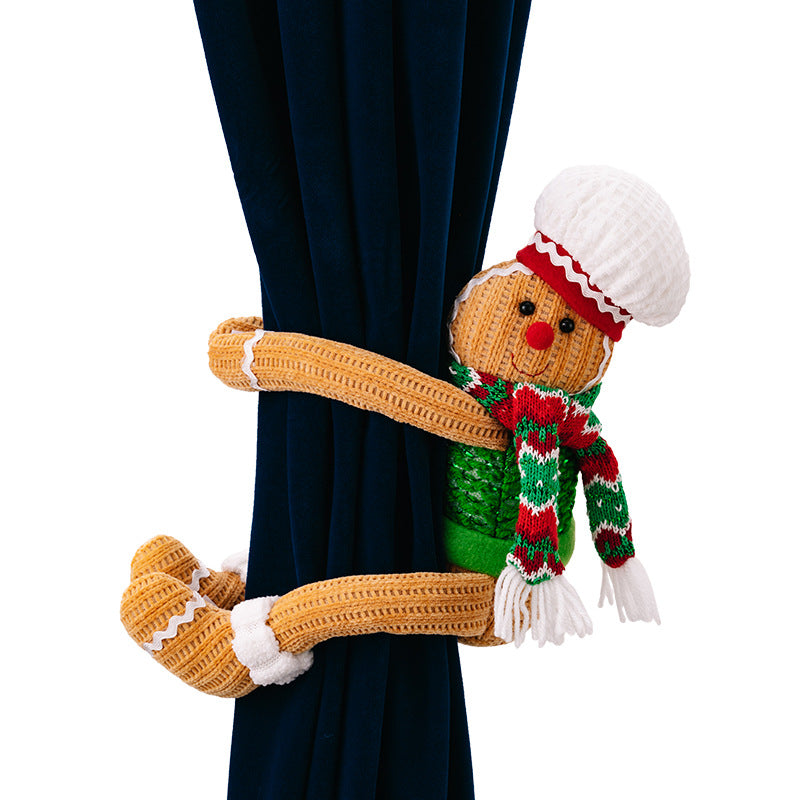 Festive Gingerbread Man Curtain Tieback from Mish Mash Market