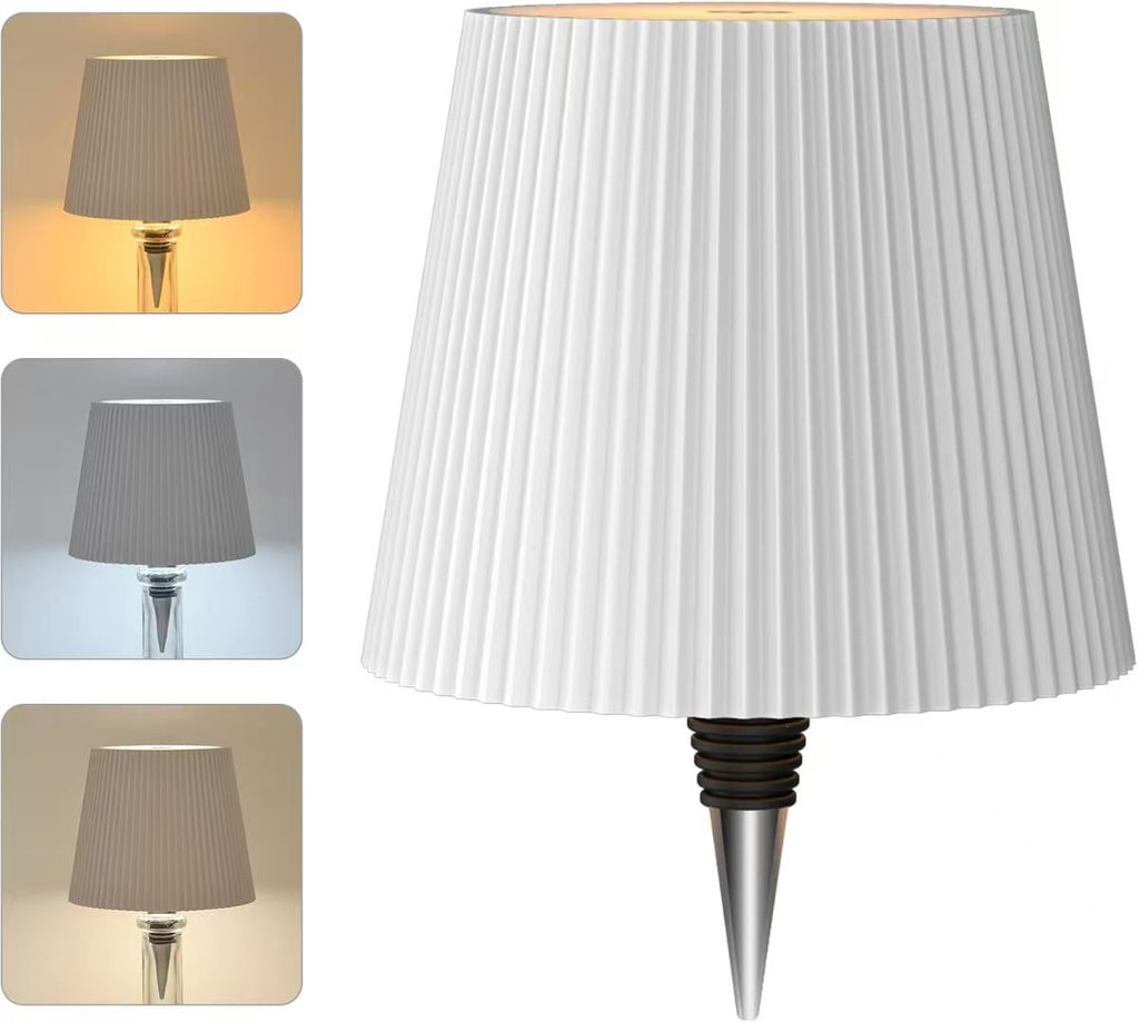 Rechargeable LED Wine Bottle Lamp - RGB Dimmable Bar Decor from Mish Mash Market