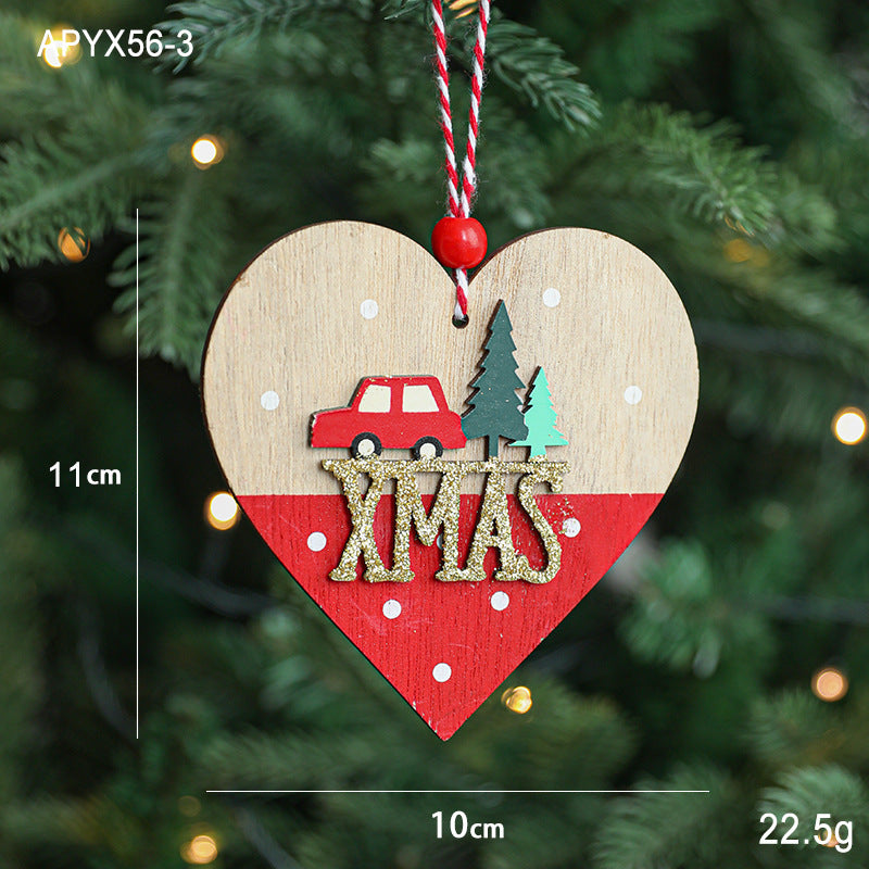 Rustic Wooden Christmas Ornaments