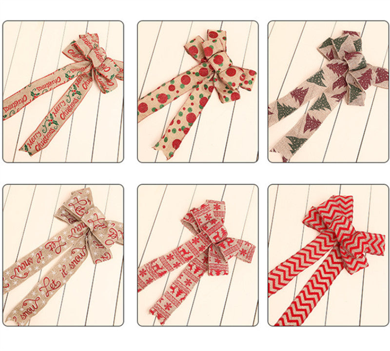 Linen Christmas Ribbon Roll from Mish Mash Market