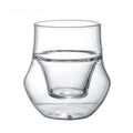 Double-Wall Insulated Glass Coffee Mug (4 oz) – Anti-Scalding Design from Mish Mash Market