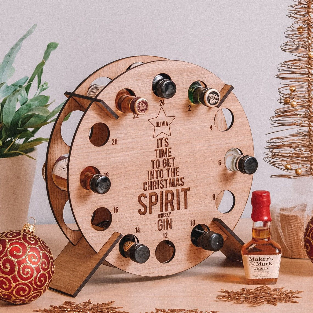 Christmas Countdown Advent Calendar Wine Rack