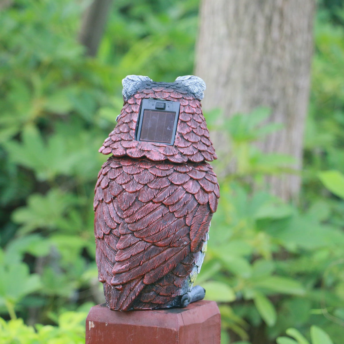 Watching Owl Solar Electronic Night Light – Outdoor Waterproof Garden Decoration