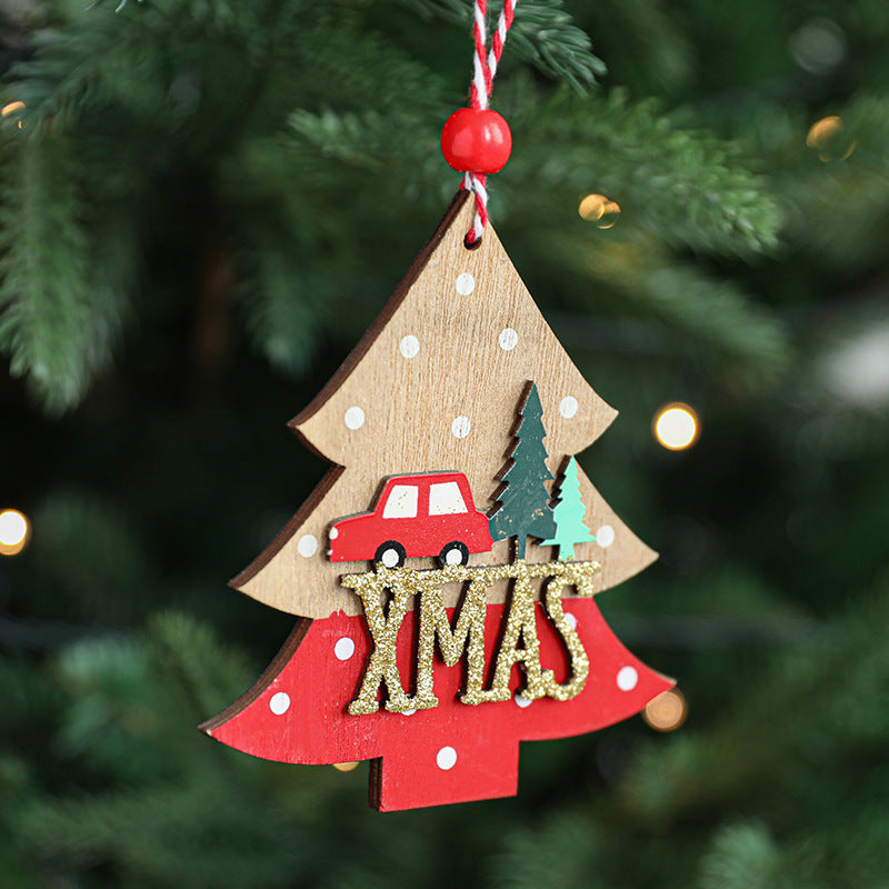 Rustic Wooden Christmas Ornaments