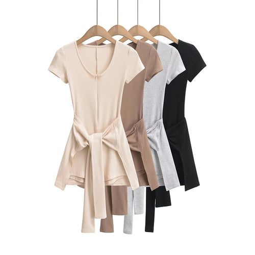 Deep V-neck Fitness Jumpsuit from Mish Mash Market