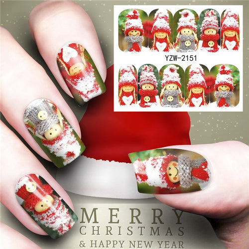 Christmas Water Transfer Nail Decals from Mish Mash Market