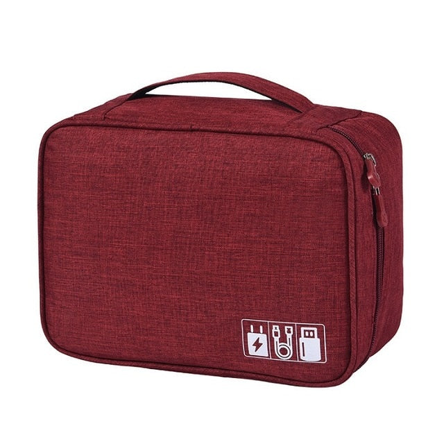Universal Electronic Accessories Organizer – Travel Storage Bag for Cables, Power Banks & Digital Gadgets from Mish Mash Market