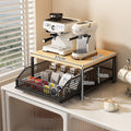 Modern Microwave Shelf Modern Microwave Shelf with Drawer from Mish Mash Market