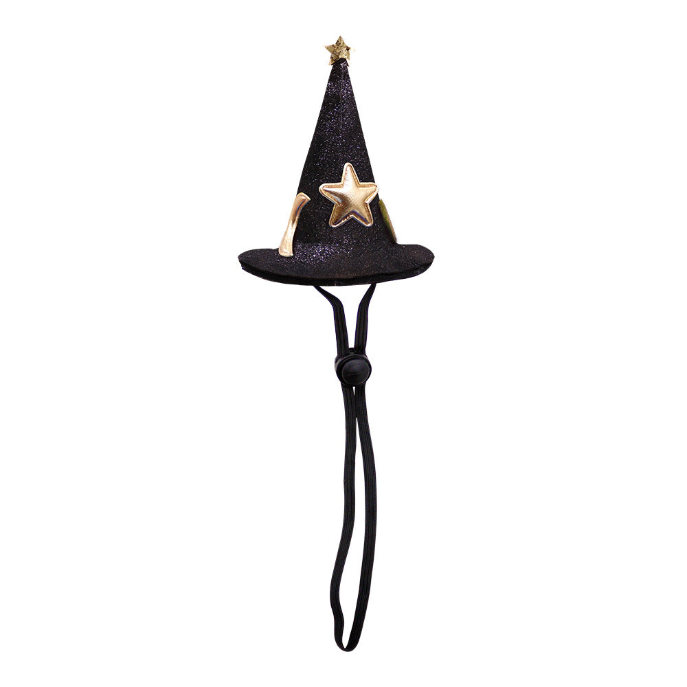 Mini Halloween Witch Hats & Hair Accessories for Cats and Small Dogs from Mish Mash Market