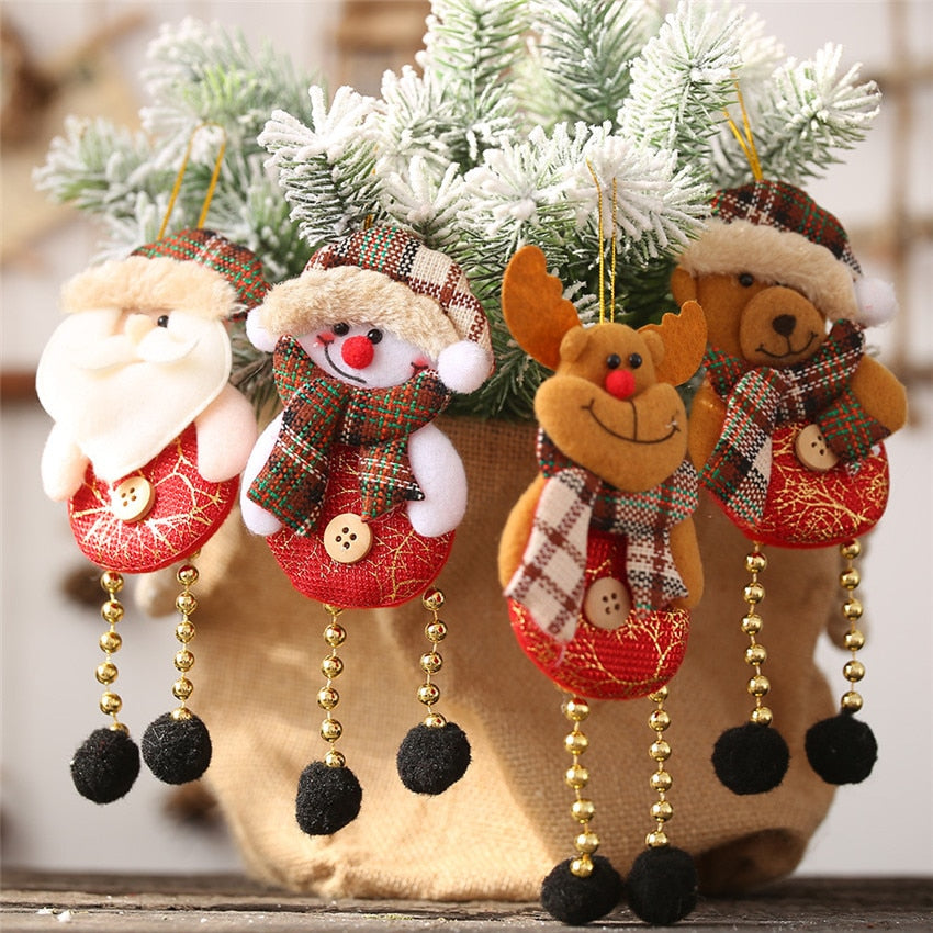 Christmas Plush Decorations Santa Claus / Snowman / Reindeer