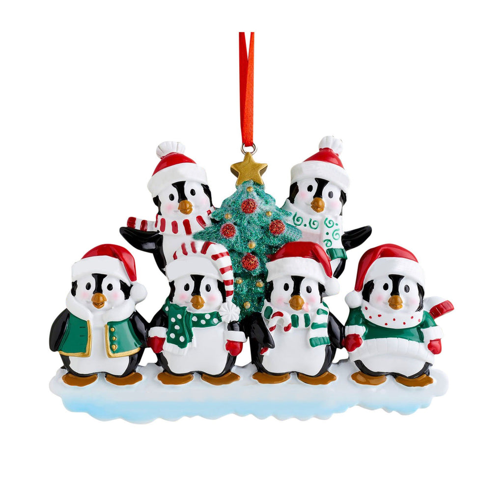 Penguin Family Christmas Ornament