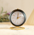 European-Inspired Non-Ticking Metal Alarm Clock from Mish Mash Market