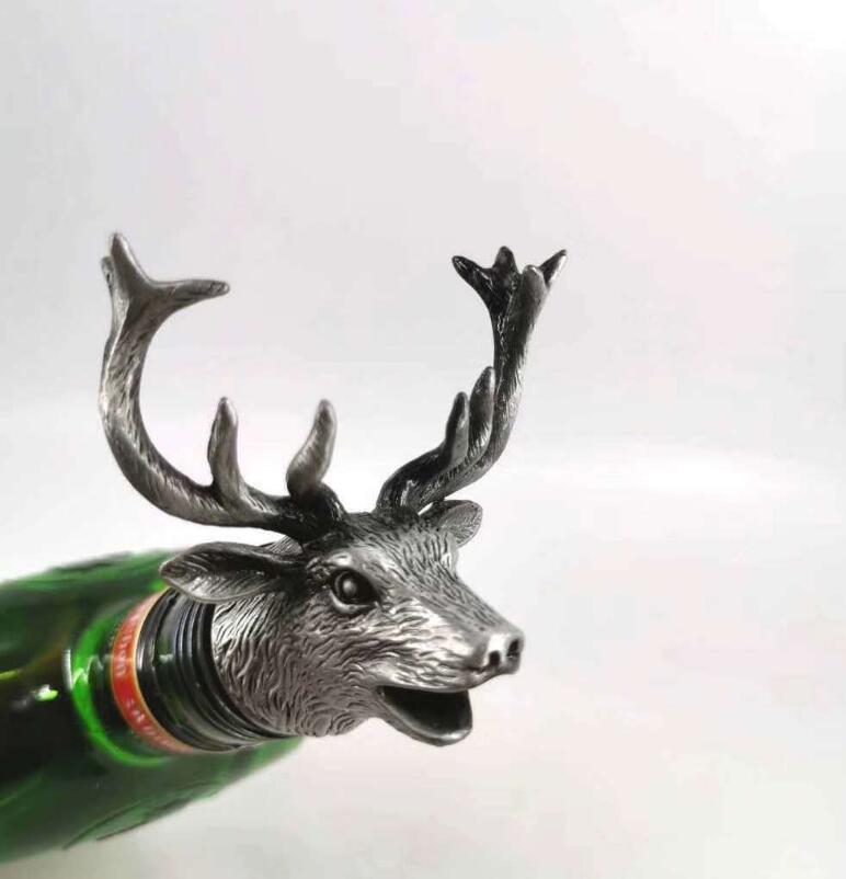 Stag Head Wine Pourer and Aerator from Mish Mash Market