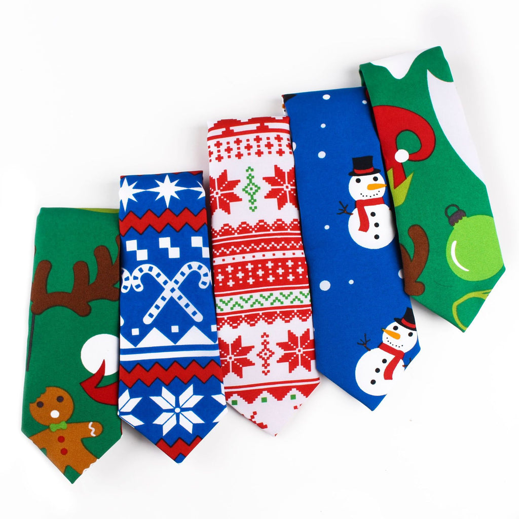 Men's and Women's Nordic Pattern Christmas Tie