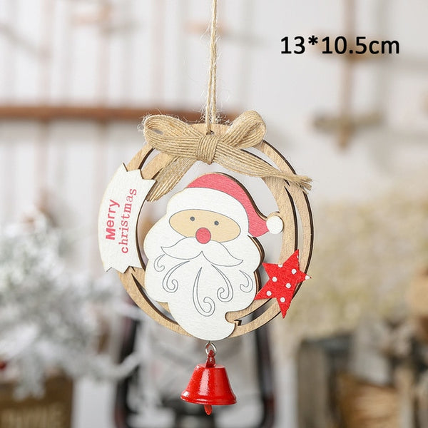 Wooden Christmas Tree & Door Hanging Ornament from Mish Mash Market