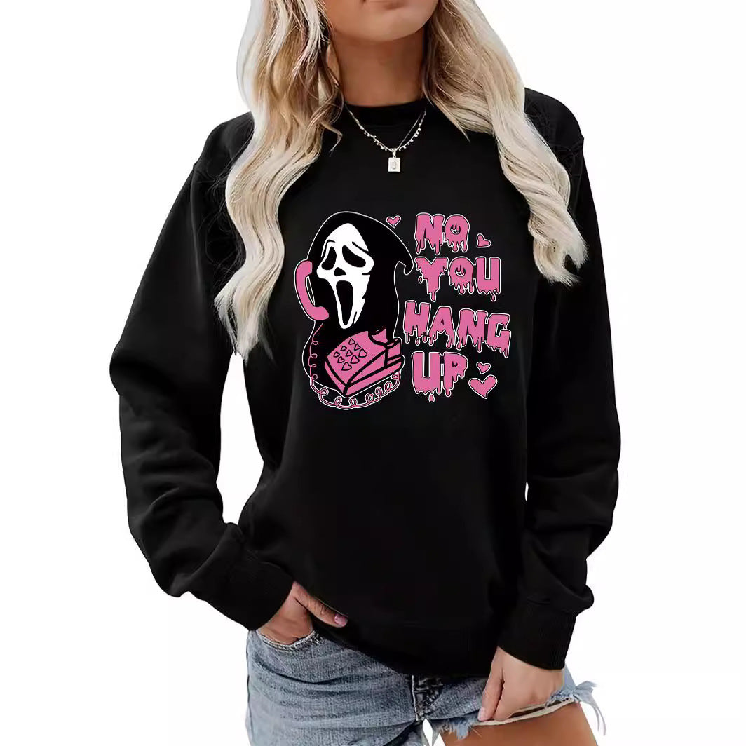 Halloween Ghostface "No You Hang Up" Fleece Sweatshirt