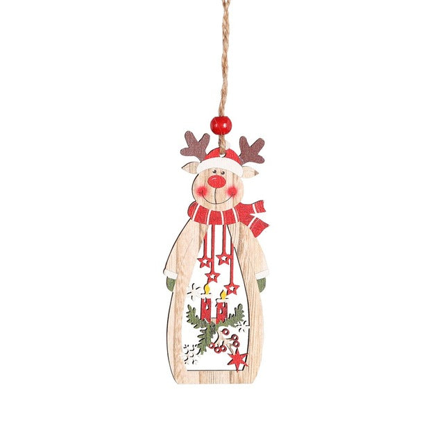 Wooden Bottle Shaped Christmas Ornament from Mish Mash Market