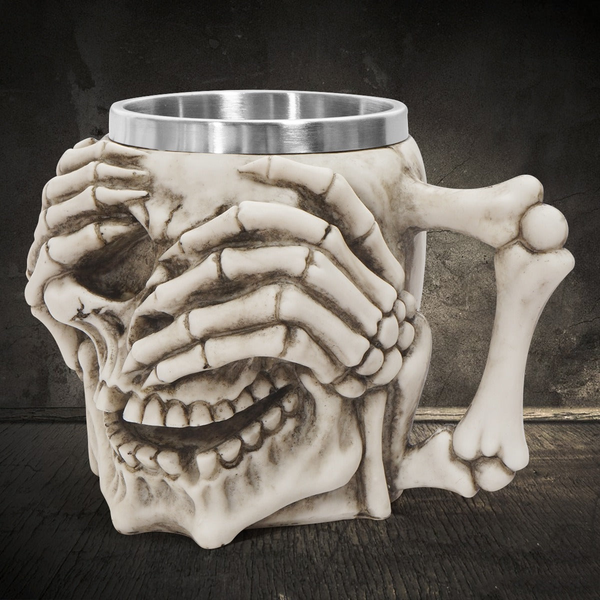 Gothic Skull Wine Goblet from Mish Mash Market