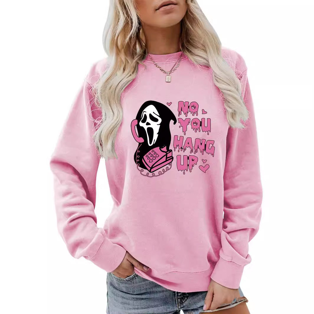 Halloween Ghostface "No You Hang Up" Fleece Sweatshirt