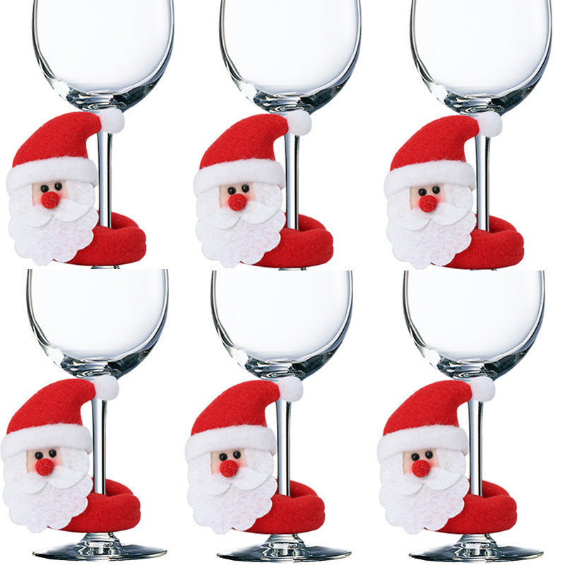 Wine Glass Christmas Decor