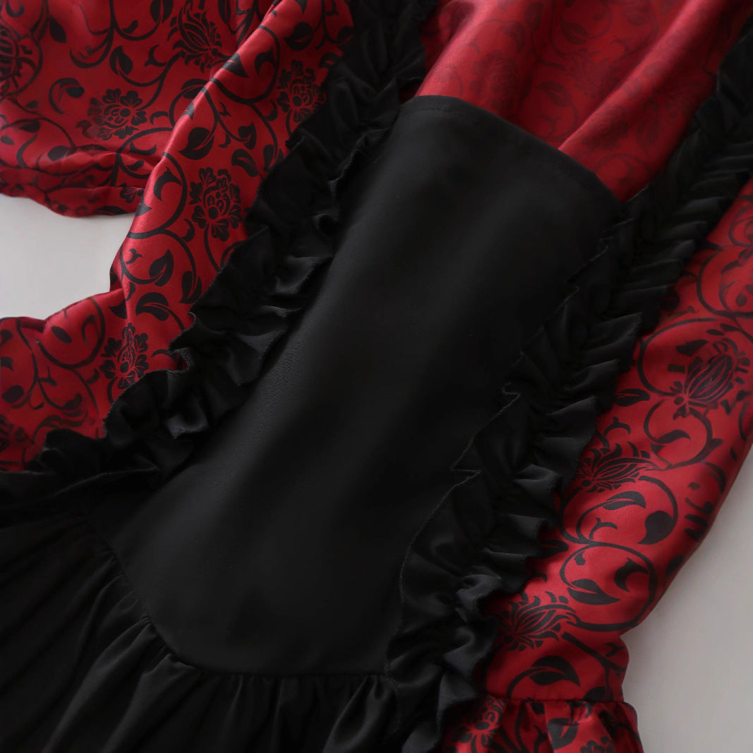 Retro Victorian Gothic Halloween Ball Gown Costume from Mish Mash Market