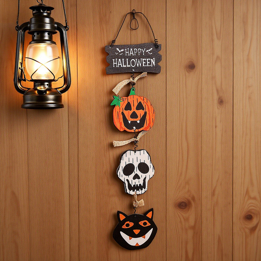 Halloween Wooden Hanging Sign