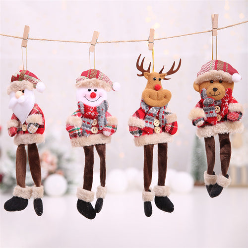 Christmas Plush Decorations Santa Claus / Snowman / Reindeer from Mish Mash Market