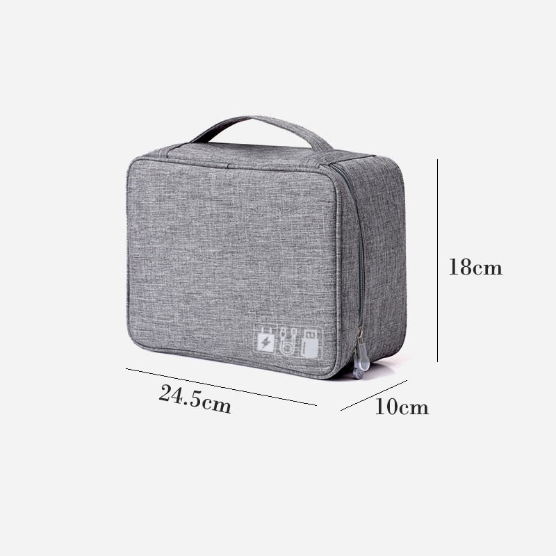 Universal Electronic Accessories Organizer – Travel Storage Bag for Cables, Power Banks & Digital Gadgets from Mish Mash Market