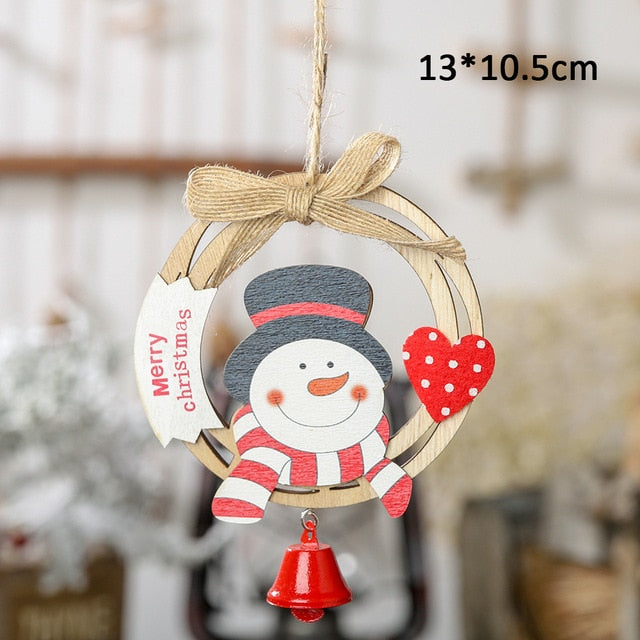 Wooden Christmas Tree & Door Hanging Ornament from Mish Mash Market