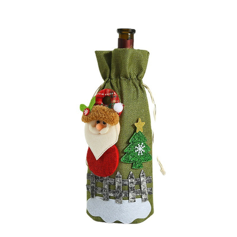 Christmas Wine Bottle Cover from Mish Mash Market