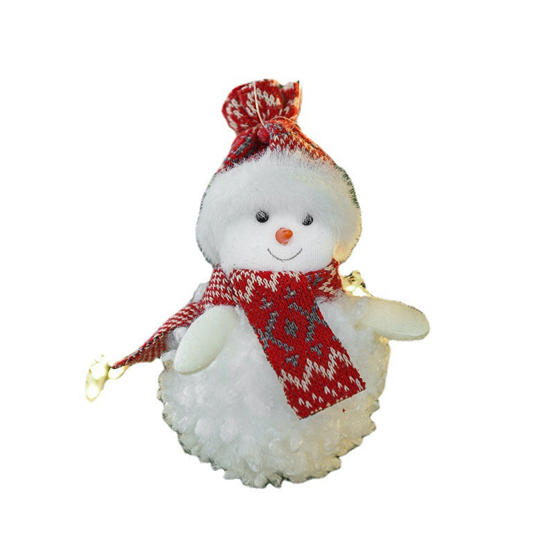 Plush Snowman Christmas Tree Ornament from Mish Mash Market