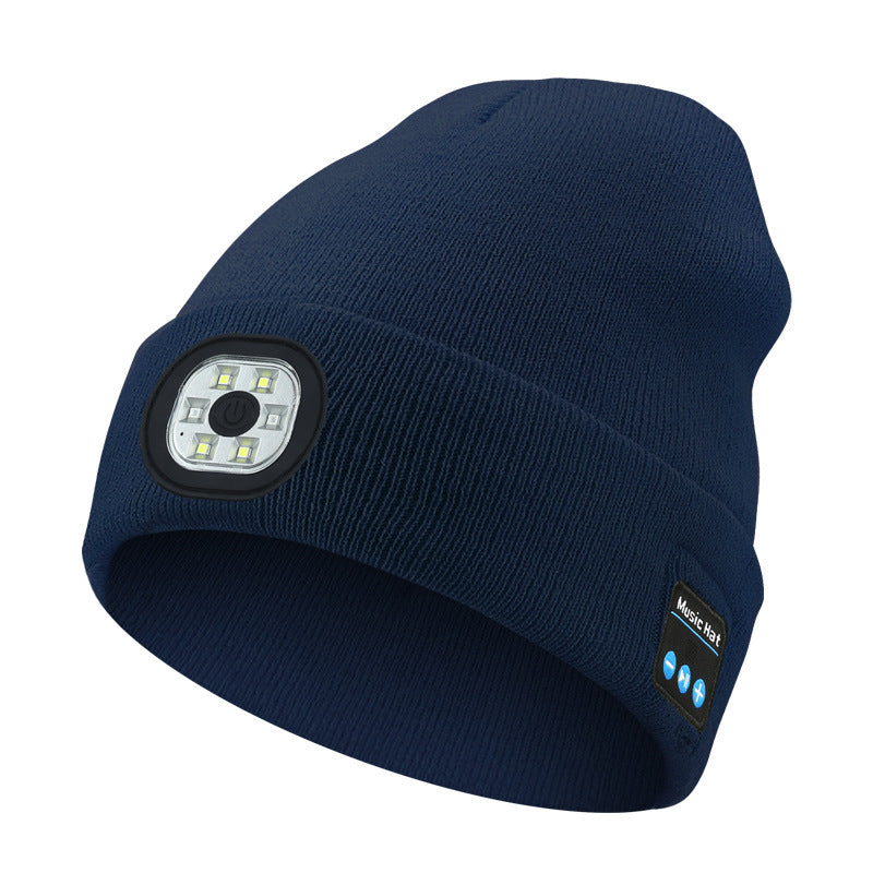 Warm LED Beanie with Bluetooth 5.4 Stereo & Hands-Free Calling from Mish Mash Market